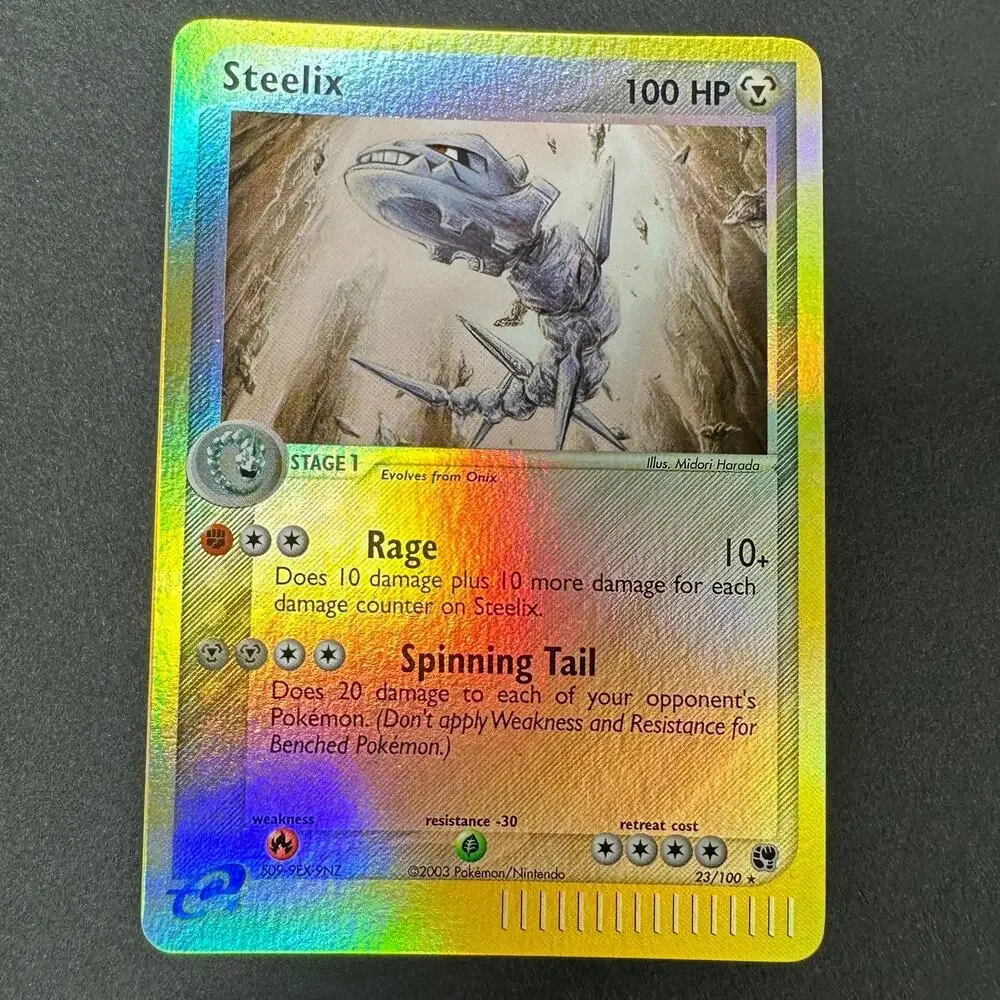 Pokemon TCG Steelix 23/100 Rare Reverse Holo EX Sandstorm NM